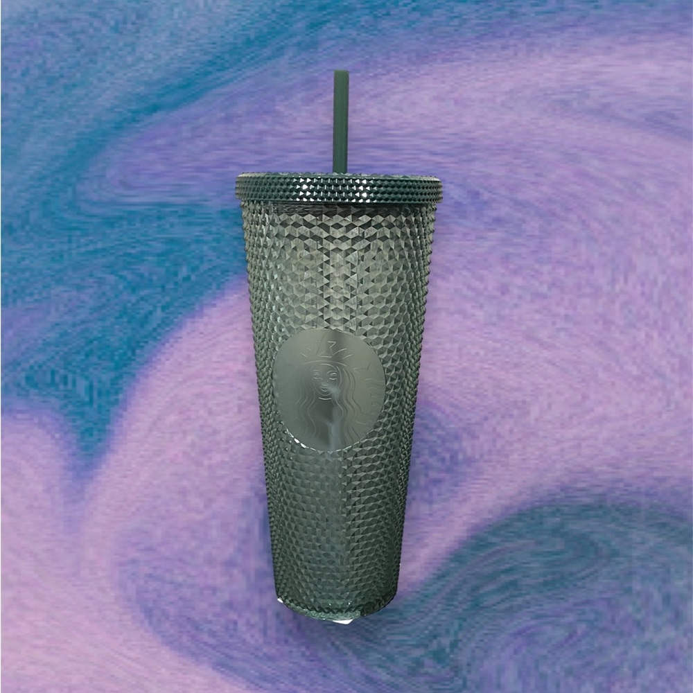 ♥︎ Starbucks Korea 2021 Christmas Holy Green Bling Studded Venti Tumbler ♥︎